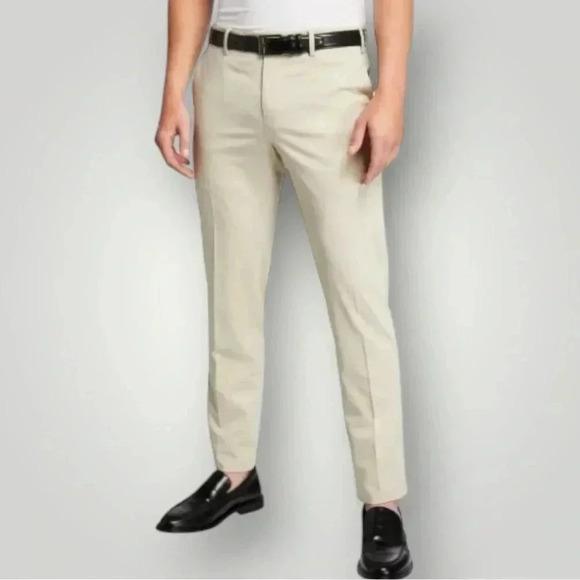 PT Torino Slim-Fit Silk-Blend SilkOchino Trousers Sz 52/36 Made in Italy - Picture 12 of 12